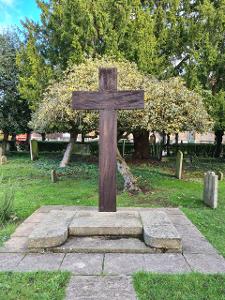 Wooden Cross at St John the Baptist Church