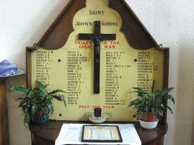 St John's Shrine (Uxbridge Moor) at St Andrew's Church, Uxbridge