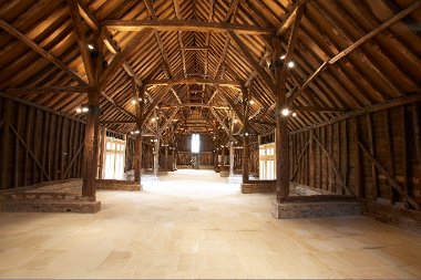 Inside The Great Barn at Manor Farm