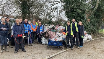 The Woodlarks and Waders volunteers group