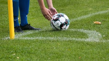 football corner kick