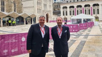 Cllr Steve Tuckwell and Cllr Jonathan Bianco attending London Real Estate Forum September 2025