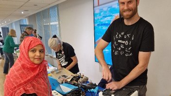 People at a Repair and Reuse Day