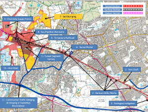 View larger image HS2 map two