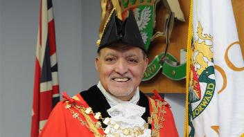 Councillor Roy Chamdal, Mayor of Hillingdon 2021 to 2022 - landscape