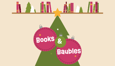 Graphic for Books & Baubles event